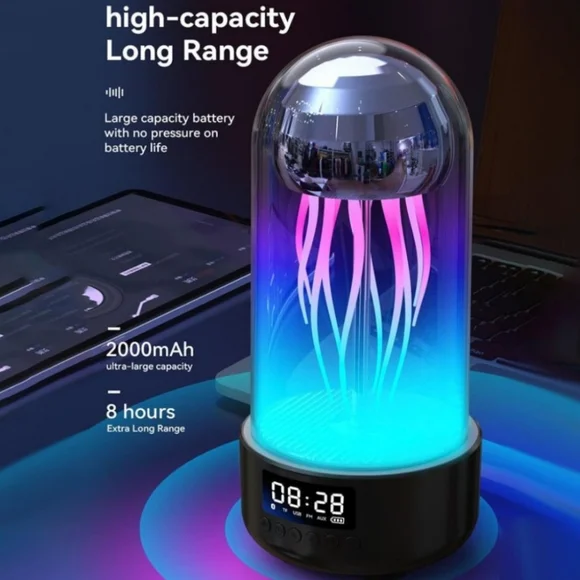 Bluetooth Speaker Mechanical Motion Jellyfish Lights - Picture 8 of 16